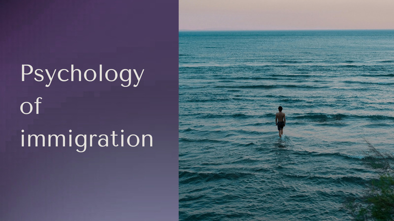 emotional cost of inmigration